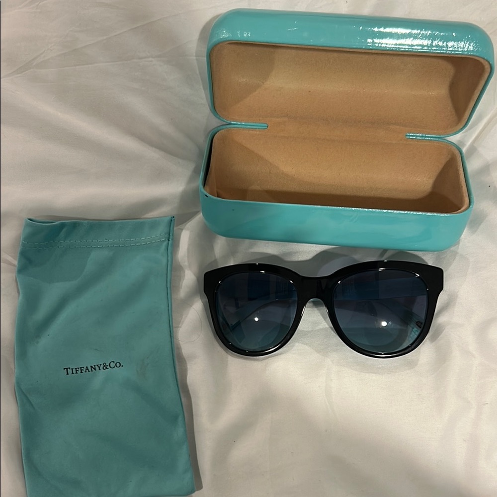 Tiffany & Co. Black and Blue Sunglasses TIFFANY 4112F Sunglasses